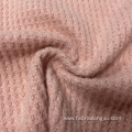 Texture Soft Waffle Fleece Fabric Rib Knit Fabric